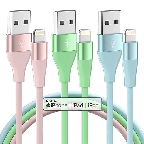 iPhone Charger 3Pack 10 FT Apple MFi Certified Lightning Cable Fast Charging iPhone Charger Cord Compatible with iPhone 14 13 12 11 Pro Max XR XS X 8 7 6 Plus SE iPad and More - Image 1