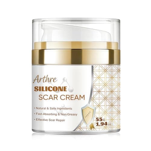 Advanced Silicone Scar Gel Cream, Effective Scar Removal Treatment, Suitable for Acne Scars, Burn Scars, Surgical Scars & Postpartum Stretch Marks, Gentle Skin Care for Old & New Scars 1.94 oz(55ml) - Image 1