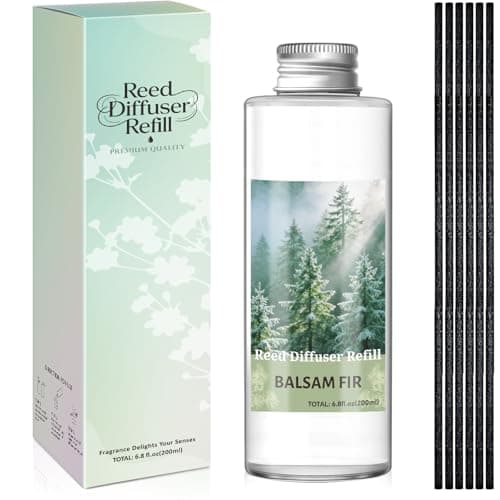 SCENTORINI Reed Diffuser Oil Refill, Balsam Fir Diffuser Oil 6.76 Fl Oz, Natural Scented Essential Oil Refill Long Lasting Summer Home Fragrance for Room Spa Aromatherapy Bathroom Home Decor - Image 1