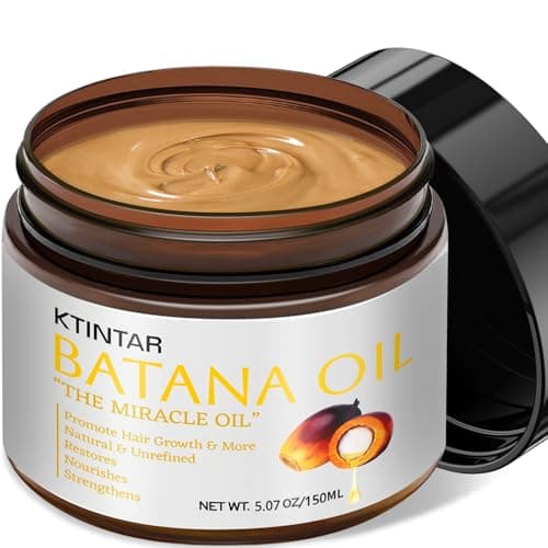 Ktintar 100% Natural Raw Batana Oil for Hair Growth, Unrefined & Organic Dr Sebi Hair Growth Oil From Honduras, Prevents Hair Loss, Eliminates Split Ends, Enhances Thickness 5.07 Fl Oz (Pack of 1) - Image 1