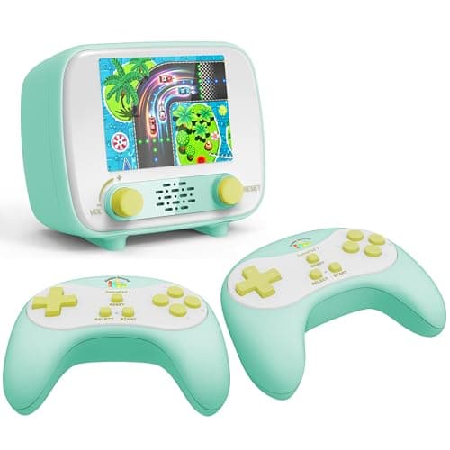 Handheld Game Console, Retro Handheld Game Console with 2.8-inch LCD Screen,Featuring 216 Single-Player Games and 84 Two-Player Games, Suitable for Children and Adults - Image 1