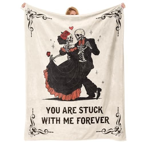 Nuowagify Gifts for Him Her, Anniversary Blanket Gifts for Men Women 60"x50", Birthday Gift for Boyfriend Girlfriend Wife Husband, Wedding Gift for Couples Newlyweds, I Love You Present for Women - Image 1