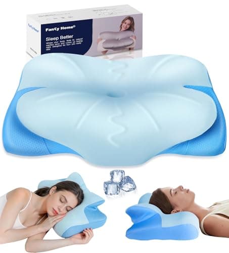 Neck Cervical Pillow, Side Sleeper Pillow for Neck Pain, Support Ergonomic Contour Memory Foam Pillows for/Side/Back/Stomach Sleepers Pain Relief Neck (23.5x14.5x5.5in) - Image 1