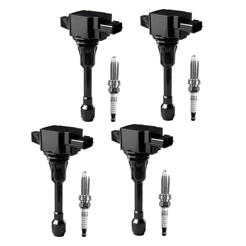 UF549 Ignition Coil Pack & 4 Pcs Iridium Spark Plugs 9029 – Compatible with Nissan Sentra, Altima, Versa, Rogue, Cube, Urvan, NV200, Pathfinder & INFINITI QX60, INFINITI Q70
