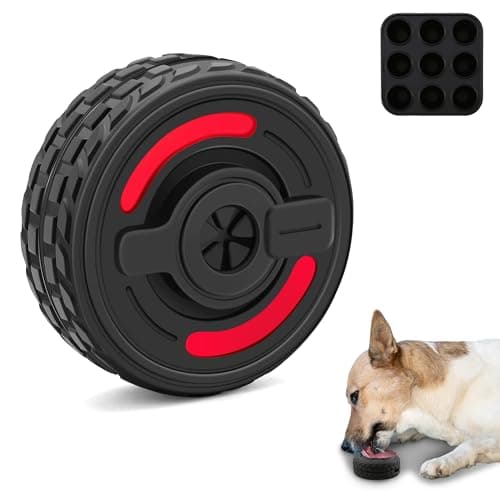PETFROH 3-in-1 Dog Treat Toy for Aggressive Chewer, Natural Rubber Dog Puzzle, Bully Stick Holder, Frozen Treat Dispensing Toy for Small Medium Large Breeds - Image 1