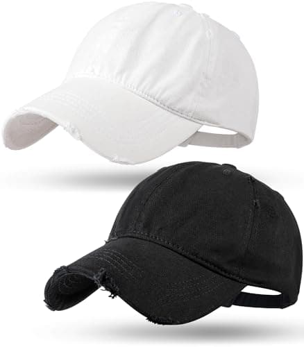 Vintage Baseball Cap for Men Women Distressed Golf Dad Hat Adjustable Washed Cotton Baseball Hat Unisex - Image 1