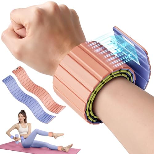 Lxlivn 2025 Upgraded Magnetic Ankle Weights for Women, Wrist Weights,Silicone (Waterproof), Non-Slip, Easy Wear, Adjustable (Men & Women), Ideal for Jogging/Yoga/Pilates & More, Great Gift.(2 Pack) - Image 1