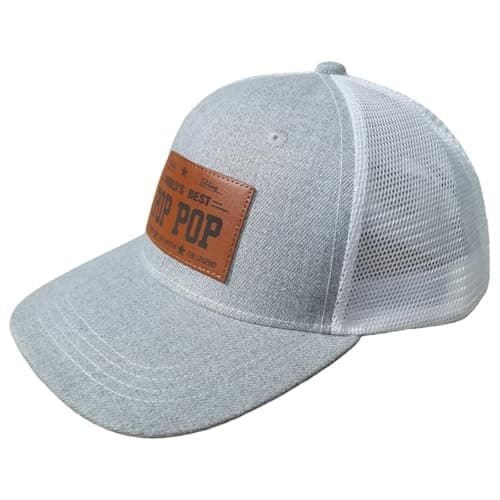 World's Best POP POP Hat Adjustable Baseball Cap Father's Day Birthday Gifts Trucker Hat - Image 1