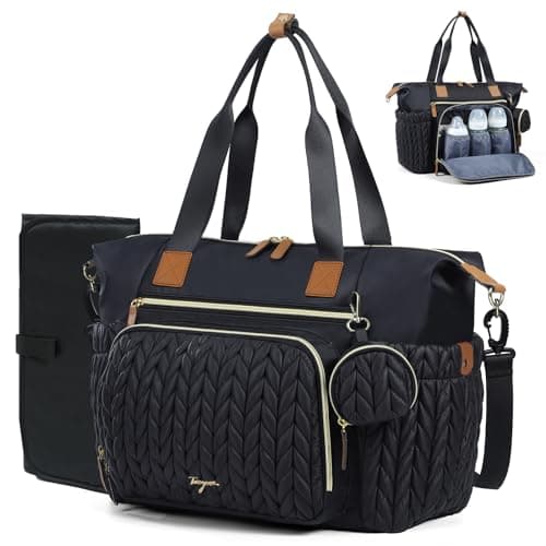 Tonyeee Diaper Bag Tote, Large Baby Hospital Bag for Labor Delivery Mom