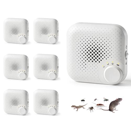 Cozlite Ultrasonic Pest Repeller with 4 Auto Modes, Plug in Mouse Rodent Repellent Indoor for Spider Mice Rats Mosquito Roach Ant, Lock & Foldable Silent Pest Control for Home Kitchen Garage, 6 Pack - Image 1