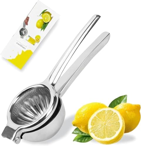 LSLCQW Lemon Squeezer Stainless Steel Large Manual Citrus Press Juicer | Heavy Duty, Solid Metal, Squeezer Bowl, Lime Squeezer - Image 1