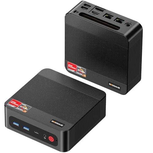 BOSGAME P3 Mini Gaming PC AMD Ryzen 7 7840HS | 16GB DDR5 RAM | 1TB PCIe 4.0 NVMe SSD | Dual Gigabit Ethernet | Triple Display| AX210 Wi-Fi 6E | BT 5.2 | Compact Desktop Computer - Image 1