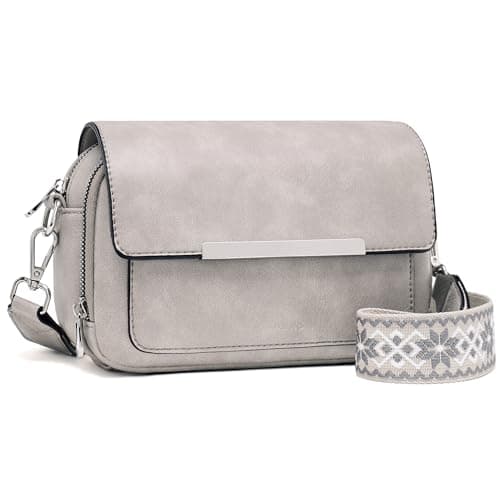 Roulens Crossbody Bags for Women Small Crossbody Wallet Purses with Card Slots Leather Shoulder Handbags Travel/Daily Use - Image 1