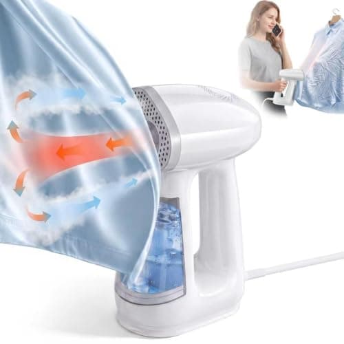 QaqOee Vacuum Steamer for Clothes, Handheld Garment Steamer, 3500Pa Suction - Image 1