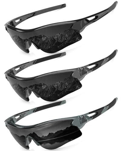 KALIYADI Sports Sunglasses Polarized Sunglasses-Men: Mens Sunglasses with UV400 for Golf Running Fishing - Image 1