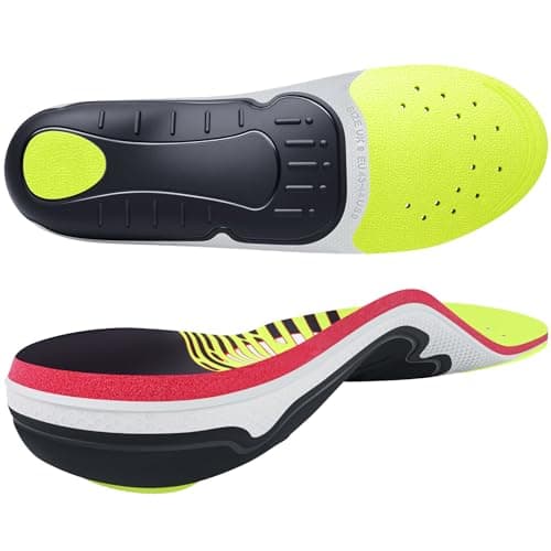 ORHILYA 240lbs+ Arch Support Pain Relief Insole Men Plantar Fasciitis Orthotic Insert Women, Comfort Flat Feet Heel Pain Work Boot Shoes Insole Standing All Day Size 11, 295MM - Image 1
