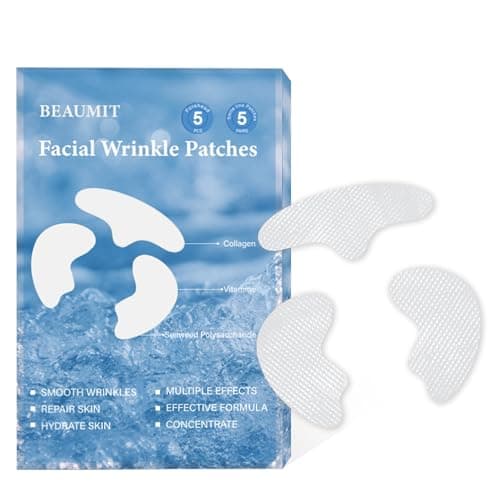 Forehead Wrinkle Patches & Smile Line Patches Overnight, jelly wrinkles patches with Collagen, Smoothing before dates or makeup, Gentle Facial Wrinkles for Day or Overnight, Skin Gifts for Women & Men - Image 1