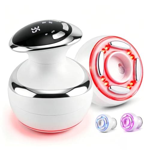 Zelrys Cupping Massager & Gua Sha, Cellulite Massager & Body Sculpting Device, Lymphatic Drainage Massager with One-Push Release & Heat for Back, Waist - Image 1