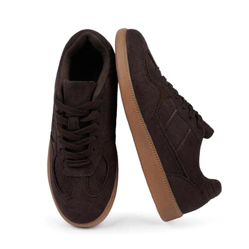 Tigeridea Sliver Sneakers for Women Flat Dressy Rounded Toe Summer Womens Lace up Sneakers Comfortable Causal Tennis Shoes Size 9 - Image 1