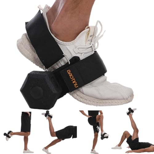 1pc Monkey Foot Dumbbell Attachment For Glute Kickback Women's Leg Exercise Workouts At Home Adjustable Ankle Gym Strap Foot Weights Lifting Attachments Equipment For Men Hamstring Curls - Image 1