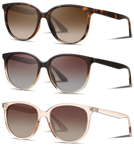 YMRFW Retro Polarized Sunglasses for Women Men Classic Vintage Style Trendy Shade UV400 Protection Lens - Image 1
