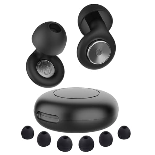 Ear Plugs for Sleep, 50dB Noise Cancelling Ear Plugs for Noise Reduction, Reusable Silicone Sleeping Earplugs for Snoring, Concert, Shooting & Plane Travel with 8 Eartips Case - Image 1