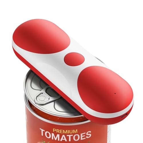Electric Can Opener, One-Touch Automatic Can Opener, USB Rechargeable Electric Can Opener for Seniors with Arthritis- Cordless Battery Powered, Side Cut, Smooth Edge, Handsfree, for Any Size Cans - Image 1
