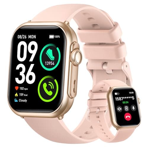 Health & Fitness Trackers for Women Men: 30 Day Battery Life Activity Tracker with Answer/Make Call Blood Pressure SpO2 Sleep Heart Rate Monitor 120+ Sports 5ATM Smart Watch for iPhone Android Reloj - Image 1