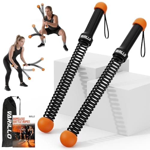 Ropeless Battle Ropes for Home Gym, Portable Cordless Weighted Battle Ropes with Storage Bag, High Calorie Burn for Men & Women, Fitness Equipment for HIIT & Low-Impact Aerobic Training - Image 1