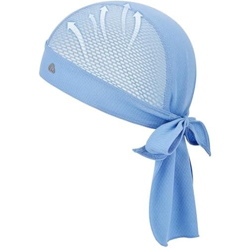 YANIKY Bandana Skull Cap with Neck Flap,Value Set Helmet Liner for Motorcycle Cycling Construction, Cooling Breathable Do Rag - Image 1