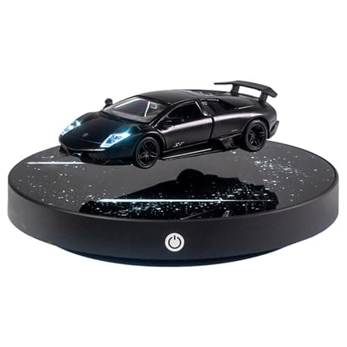 INOVAXION Magnetic Levitation Car, Levitating Display Model Car, Levitating Decor, 360°Rotating with Touch Control for Home Office Desk Decor, Cool Tech Gift for Men - Image 1