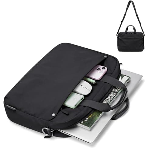 GOLF QUALITY Laptop Tote Bag for Women Casual Tote Bag for Business Teacher Carry On Crossbody Bag,16 In,Black - Image 1