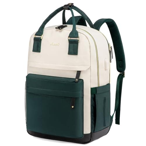 LOVEVOOK Travel Laptop Backpack Women, 17.3 Inch Anti-theft Laptop Bag with USB Port, Fashion Waterproof Computer Backpacks Teacher Nurse Backpack Purse for College School Work - Image 1