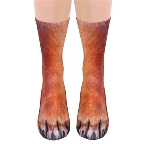 FilmHOO Fathers Day Socks Gifts for Men Him Teens Her Funny Animal Paw Socks Gag Gifts Stocking Stuffers for Men Women - Image 1