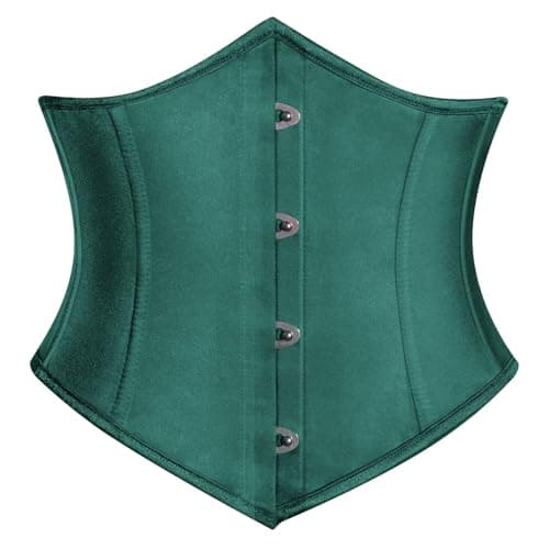 Scarlet Darkness Corset Belt for Women Fishbone Wide Waist Corset Pirate Belt Foliage Green Size 18 - Image 1