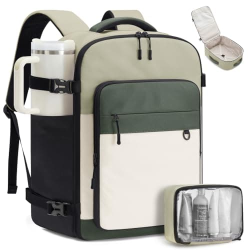 LOVEVOOK Travel Backpack for Women Men, Carry on Backpack for Traveling, Waterproof Hiking Backpack Outdoor Sports Rucksack, Casual Daypack Travel Weekender Essentials - Image 1
