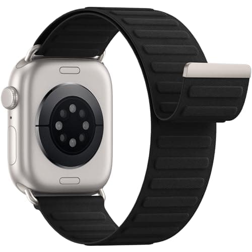 Magnetic Sport Bands Patented Compatible with Apple Watch Band 49mm 46mm 45mm 40mm 44mm 38mm 41mm 42mm for Men Women, Nylon Strap Replacement for iWatch Ultra/3/2/1 Series 11 10 9 8 7 6 5 4 3 2 1 SE - Image 1