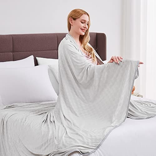 Topcee Cooling Blanket, Summer Cooling Blankets for Hot Sleepers, Arc-Chill Q-Max>0.5 Cool Fiber, Oeko-TEX 100% Certified, Soft, Breathable, Double-Side Bed Throw,Keep Cool for Adults Kids 60"x90" - Image 1