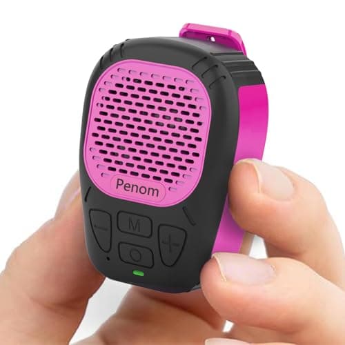 Wearable Bluetooth Speaker,Clip on Wireless Jobsite Water-Resistant Portable Speaker, Built in Mic for Hands-Free/Call, Suitable for Indoor & Outdoor Use (Update Version Burgundy) - Image 1