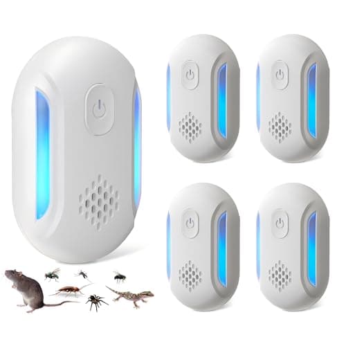 Cozlite 2026 Upgraded 2-Mode Ultrasonic Pest Repeller, 4-Pack Pest Repellent Ultrasonic Plug in for Mice, Roaches, Geckos and Spiders, Indoor Ultrasonic Rodent Repeller, White - Image 1