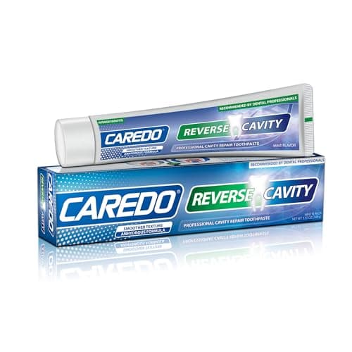 CAREDO Cavity Reversal Hydroxyapatite Toothpaste for Adults, Cavity Tooth Filler as Home Cavity Repair, Fluoride Free Reverse Cavities Treatment for Tooth Decay Repair, Remineralizing Repair 3.52OZ - Image 1