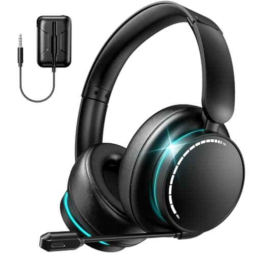 YPBDAN MD33 Wireless Gaming Headset for Xbox Series X|S, Xbox One, PS5, PC – 60H Playtime Bluetooth Headphones with Noise Canceling Mic, 3D Surround - Image 1