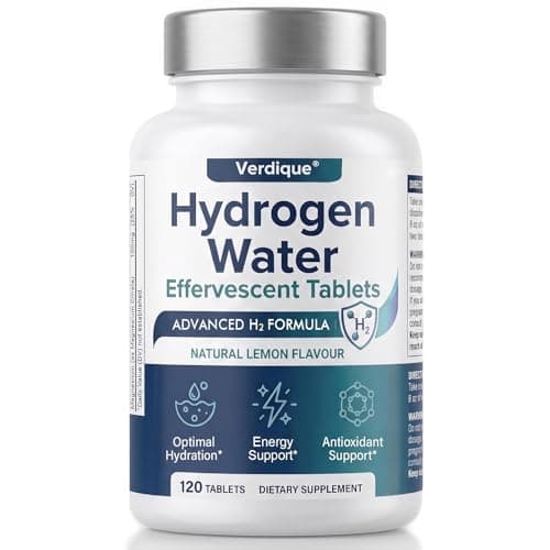 Hydrogen Tablets 120 Count, H2 Molecular Hydrogen Water Tablets with Magnesium for Drinking Water - Image 1