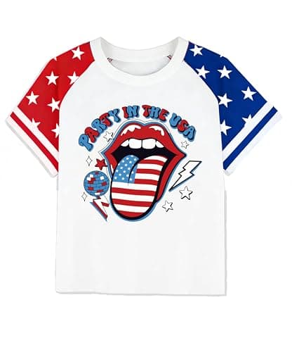 Kids American Flag Shirt Boys Girls 250 Anniversary USA Shirts Toddler 4th of July Tshirts Patriotic Short Sleeve Tops - Image 1