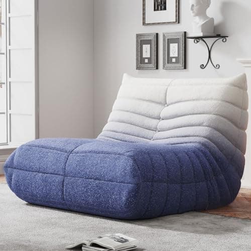 WHGBJA Bean Bag Chair for Adults, Lazy Bean Bag Sofa for Bedroom, Living Room, Reading, Gaming Floor Sofa Chair, Boneless, Comfy - Image 1