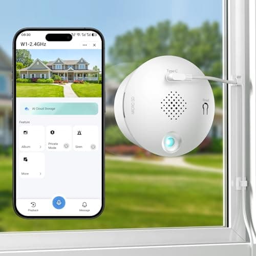 Gosulub 3MP 2K Window Camera for Home Security, Indoor Camera for Outdoor Monitoring with Full Color Night Vision, Motion Human Vehicle Detection, 24/7 Recording, Easy Installation - Image 1