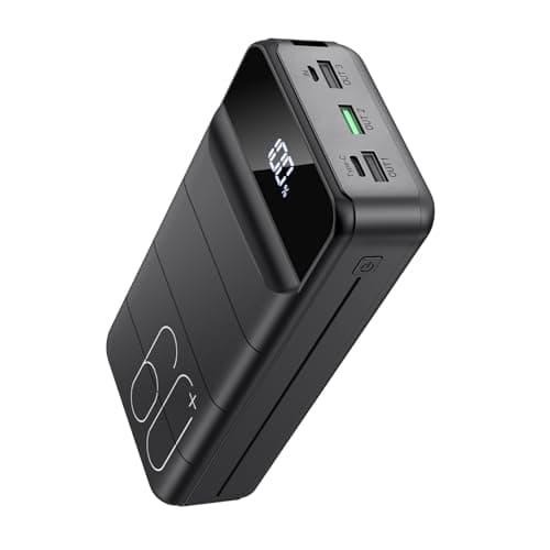 Portable Charger Power Bank 60000mAh Fast Charging 22.5W PD4.0 & QC 4.0 with USB C Battery Pack Charger Portable High Capacity Portable Phone Charger Power Bank for iPhone,Samsung,Travel (Black) - Image 1