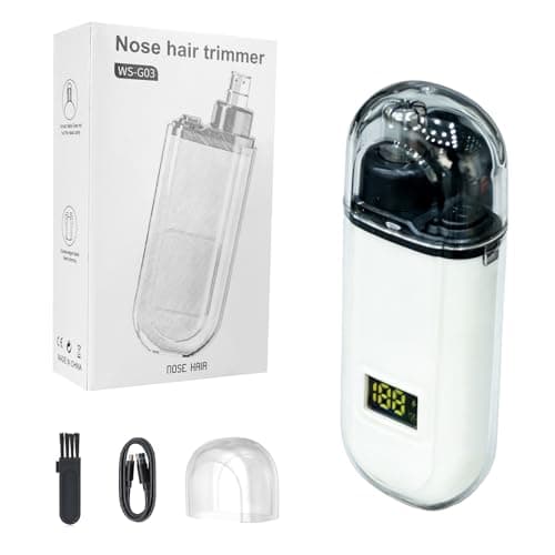 VISDOLL Nose Trimmer IPX7 USB Rechargeable Men Travel Friendly Easy Clean - Image 1