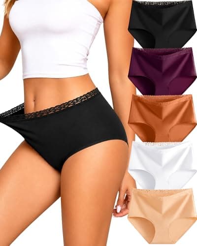 UNDER THE SEA Cotton Underwear for Women High Waisted Full Coverage - Image 1