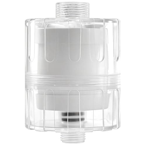 Keycozy High Output Shower Filter with Replaceable Cartridge, Removes Chlorine & Dirty Parts, Softens Hard Water for Your Skin Hair, Truely Effective Filtration, Lead-Free, Easy Installation - Image 1